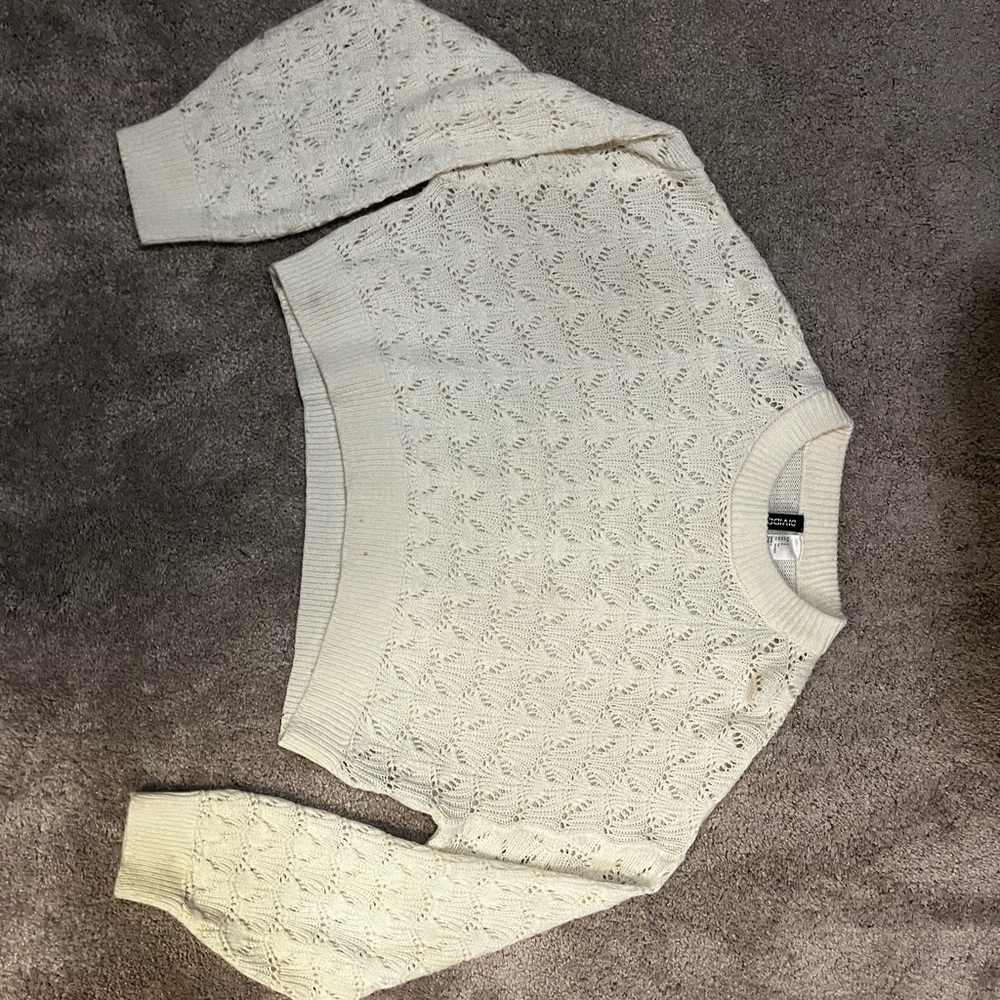 H&M Cream Knit Sweater